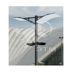 Светильник Солярис-3-2 70/150w Rx7s IP54 черный 4м с отражателем света - Alfresco