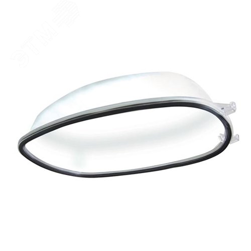 DLS-L104 GU5.3 CHROME/BLACK Светильник декор.встр Luciole, GU5.3 доп.LED подсвет. 3Вт Металл/полимер. Хром/черн в технике «Кракле». | 10720 | Fametto