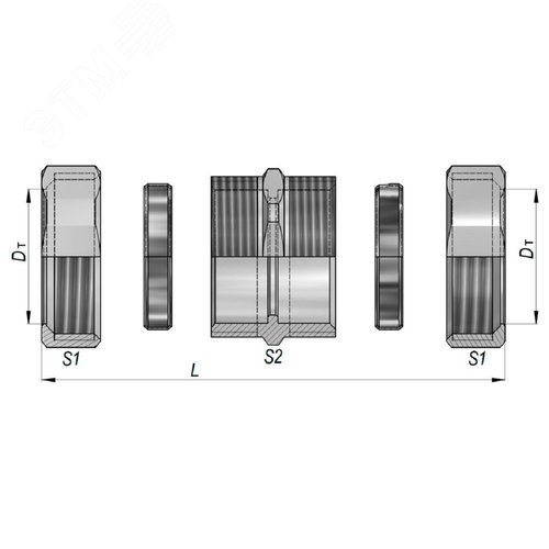 Адаптер труба-труба АТТ-20 У2 IP43 ГОФРОМАТИК 3