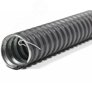 Металлорукав в ПВХ изоляции РЗ-ЦП нг-LS  22 (50 м) с протяжкой ГОФРОМАТИК