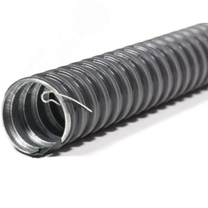 Металлорукав в ПВХ изоляции МРПИ НГ  32  (20 м/уп.) черный с протяжкой ГОФРОМАТИК