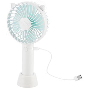Вентилятор Energy EN-0610 USB (настольный, аккумулятор) белый - СКРАП