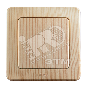 Выключатель одноклавишный скрытый сосна 10А