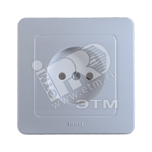 Розетка скрытая белая