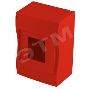 Щиток ЩРн-П-2/4 без двери IP40 красный - HEGEL