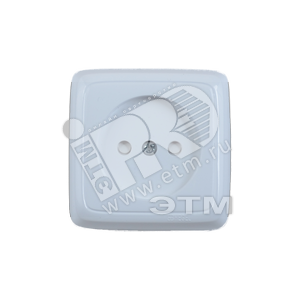 Розетка наружная со шторками с изоляционной пластиной белая