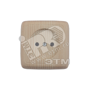 Розетка наружная с изоляционной пластиной сосна