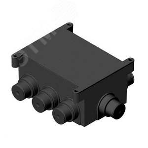Коробка распаячная д/монолит.стр-ва 120х80х60мм с крышкой 8 выводов IP44 - HEGEL