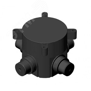 Коробка установочная д/монолит.стр-ва 75х70мм с крышкой 4 вывода IP44 - HEGEL