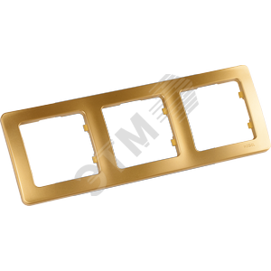 MASTER Рамка на 3 поста, золото
