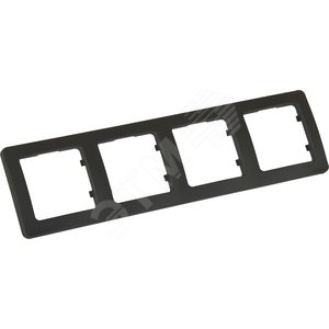 MASTER Рамка на 4 поста, черный