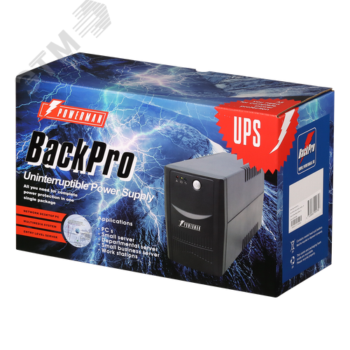 Источник бесперебойного питания UPS BackPro       2000Plus/AVR+interface (1122860) - фото 5