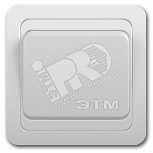 Выключатель одноклавишный, скрытый, белый, 10А, 2021 (1151395) - Powerman