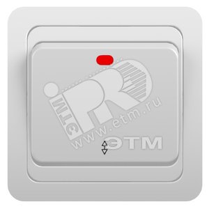 CLASSIC Переключатель одноклавишный проходной скрытый с индикацией 10А 3 полюса (1151404) - Powerman