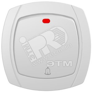 OVAL Кнопка звонка СП с символом и инд.бел (1152769) - Powerman