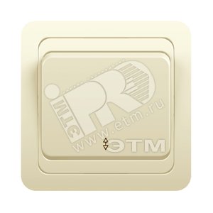 Выключатель CLASSIC одноклавишный СП 10А трехполюсный, кремовый (2025) (1156496) - Powerman