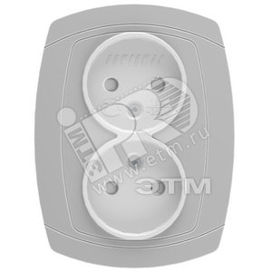 OVAL Розетка скрытая без заземления со шторками 16А 250В (6102х) - Powerman