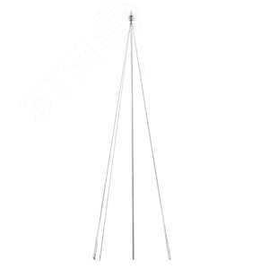 Мачта молниеприемная L 6м, D 40мм с оттяжками St PROxima 2