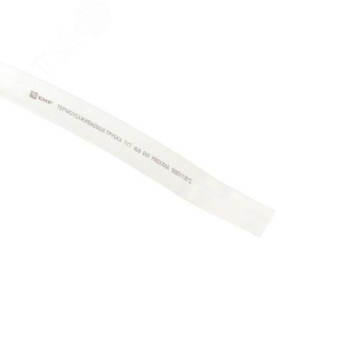 Трубка термоусаживаемая ТУТ нг 16/8 белая рулон PROxima 5