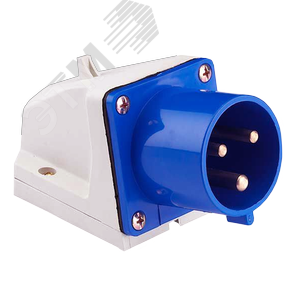 Вилка стационарная 523 2Р+РЕ 32А 220В IP44 PROxima - EKF