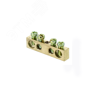 Шина нулевая PE 63.04 (латунь)