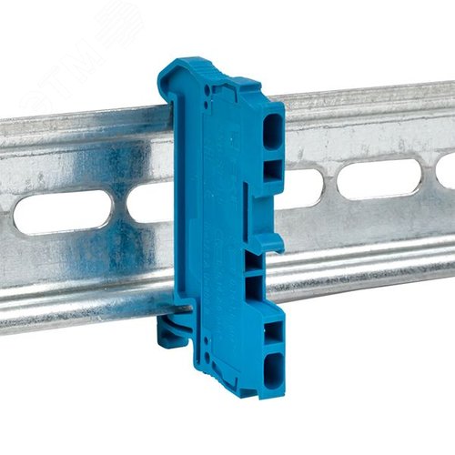 Клемма проходная пружинная ST 1.5 мм2 синяя EKF - фото 2