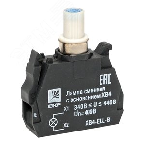 Лампа сменная c основанием XB4 синяя 400В PROxima - EKF