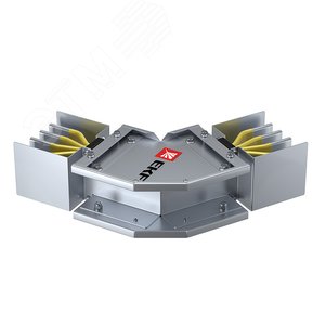 Угловая горизонтальная секция c нестандартным     углом 4000 А IP55 AL 3L+N+PE(КОРПУС) 2