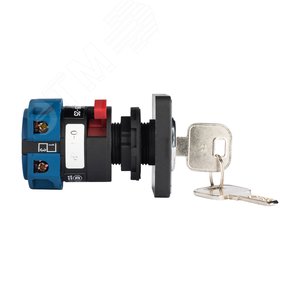 Переключатель кулачковый ПК-1-112 10А 2P '0-1' с ключом 3