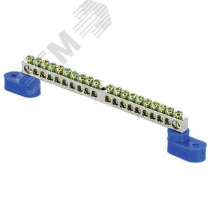 Шина N 63.20 (2 изолятора стойка) никель