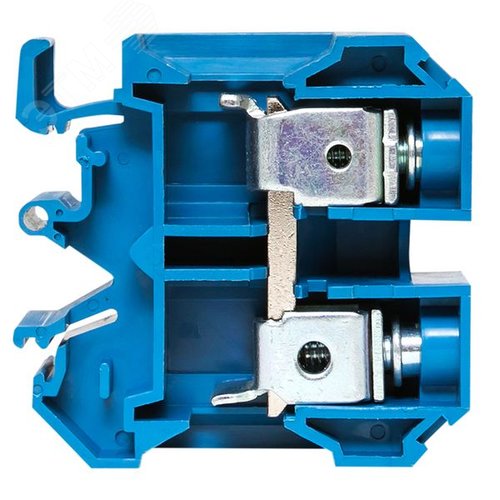 Клемма проходная винтовая JXB 35 мм2 синяя EKF - фото 2