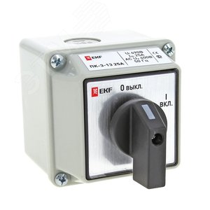 Переключатель кулачковый ПК-3-13 25А 3P ВКЛ-ВЫКЛ IP65 PROxima - EKF