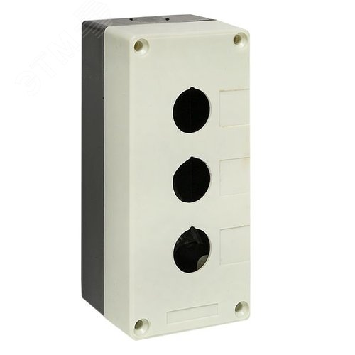 Корпус КП-103 на 3 кнопки белый - EKF