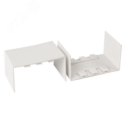 Соединитель (100х60) (2 шт) Plast Белый - фото 3
