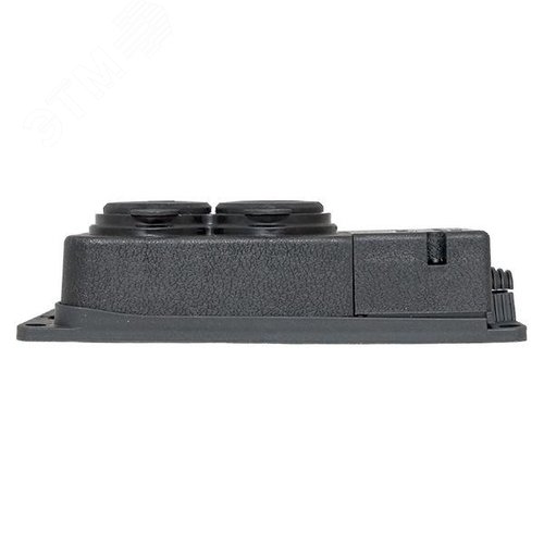 Роз. двухмест. с защит. крышками каучуковая 230В 2P+PE 16A IP44 EKF DIY (RPS-018-16-230-44-r) - фото 6