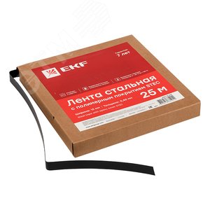 Лента стальная с полимерным покрытием STEC 15х0,45 (25м.) EKF - EKF
