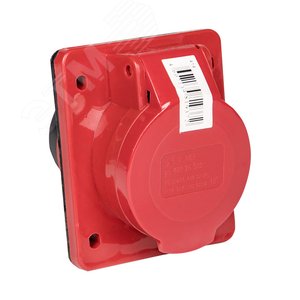 Розетка кабельная 16А 3Р+Е IP44 скрытая 380В 414 - EKF