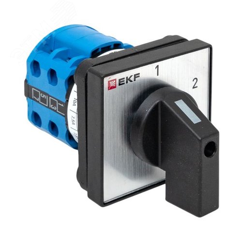 Переключатель кулачковый ПК-1-52 10А 2P 1-2 PROxima 10