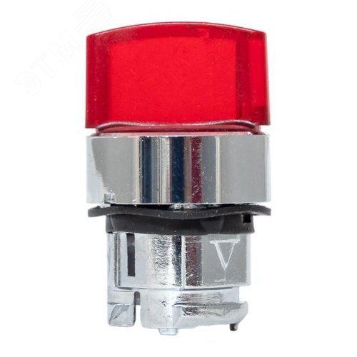 Механизм переключателя исполнительный ХB4 красный на 2 положения с фиксацией с подсветкой с короткой ручкой PROxima 5