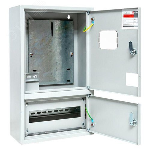 Щит учетно-распределительный навесной ЩУРн-3/15 с замком с окном IP31 БУР-3/15И 3