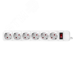 Фильтр сетевой 6x1.8м 16А/3.2кВт с выключателем с заземлением ПВС 3х1.0 Блокбастер XL PROxima - фото 2