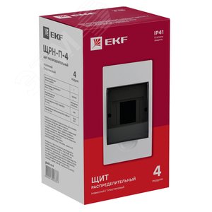 Щит распределительный навесной ЩРН-П-4 IP41 пластиковый 2