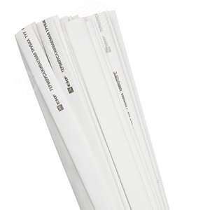 Трубка термоусаживаемая ТУТ нг 16/8 белая в отрезках по 1м PROxima