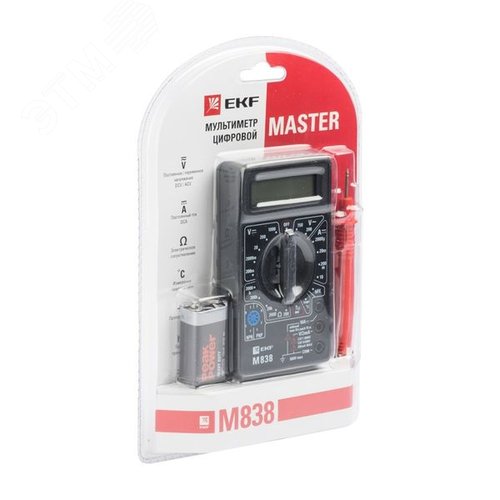 Мультиметр цифровой M838 Master - фото 3
