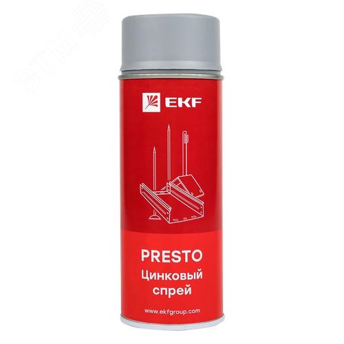 Спрей цинковый Presto 400мл - EKF