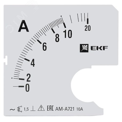 Шкала сменная для A721 10/5А-1,5 PROxima - EKF
