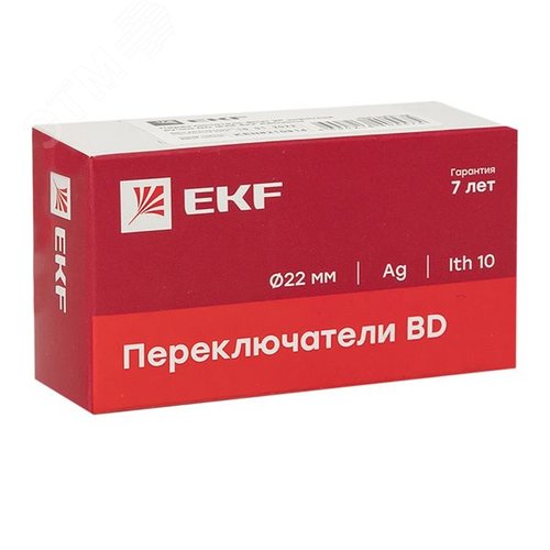 Переключатель BD21 2P короткая ручка NO IP65 PROxima - фото 6