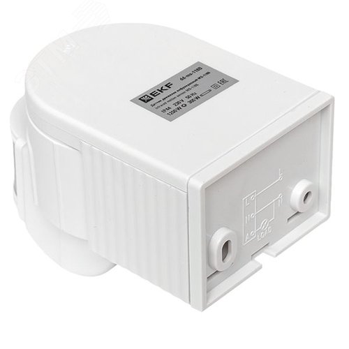 Датчик движения ИК настенный 1200Вт 180 градусов до 12 м IP44 MS-118B PROxima - фото 4