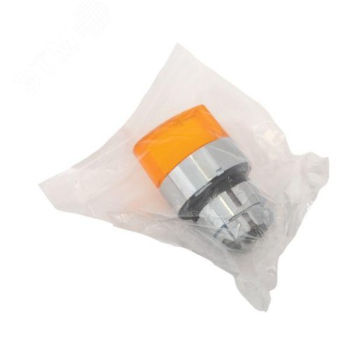 Механизм переключателя исполнительный XB4 желтый на 3 положения возвратный без фиксации с подсветкой с короткой ручкой PROxima 11