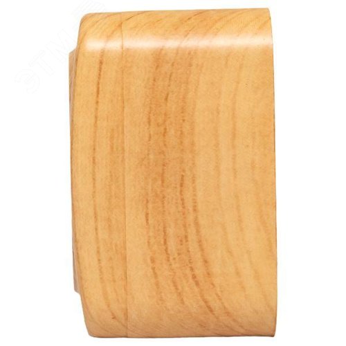 Розетка 1-местная ОП Минск 10А без заземления светлое дерево 5